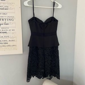 BCBG size 02 black dress. Used